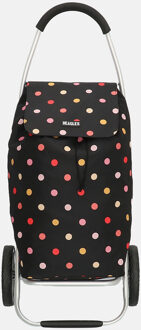 Boodschappenkar / Shoppingtrolley - Zwart/Stip