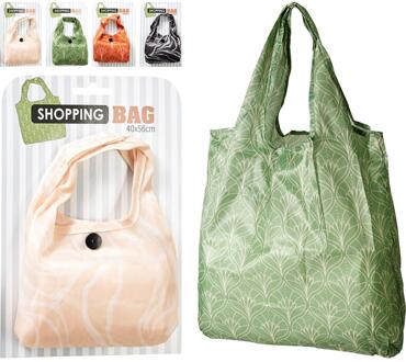 Boodschappentas met motief opvouwbaar verschillende