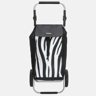boodschappentrolley zebra print Multi