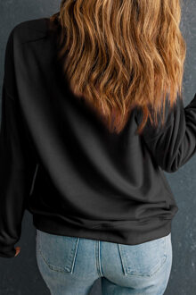 Boog Accent Sweatshirt Zwart