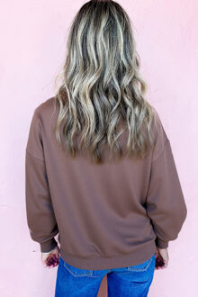 Boogaccent Lange Mouw Sweatshirt - maat XL Grijs