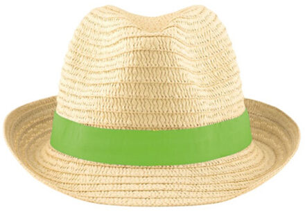 Boogie paperstraw hoed Groen - One size