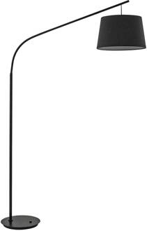 Booglamp Daddy met stoffen kap, zwart