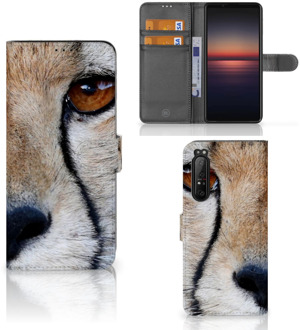 Bookcase Sony Xperia 1 II Hoesje Cheetah