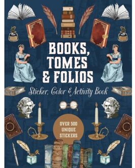 Books, Tomes & Folios Sticker, Color & Activity Book - Sticker Activity Deluxe - Editors of Chartwell Books