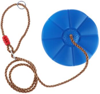 Boom Swing Disc, Touw Swing Ronde Kids Swing Seat Sterke Disc Swing Kan Houdt blauw