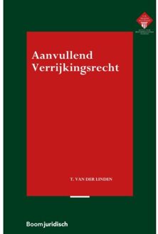 Boom Uitgevers Den Haag Aanvullend Verrijkingsrecht - E.M. Meijers
