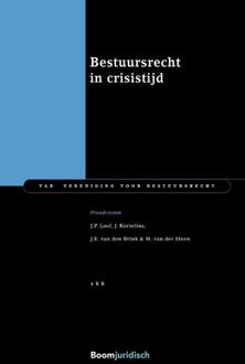 Boom Uitgevers Den Haag Bestuursrecht In Crisistijd - Var-Reeks - M. van der Steen