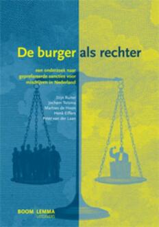Boom Uitgevers Den Haag De burger als rechter - Boek Stijn Ruiter (9059317610)
