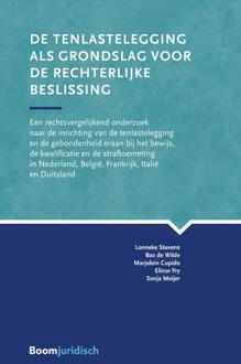 Boom Uitgevers Den Haag De tenlastelegging als grondslag voor de rechterlijke beslissing - Boek Lonneke Stevens (9462903328)