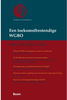 Boom Uitgevers Den Haag Een Toekomstbestendige Wgbo - Vereniging Voor Gezondheidsrecht (Vgr) - J. Legemaate