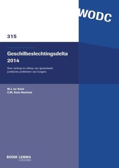 Boom Uitgevers Den Haag Geschilbeslechtingsdelta / 2014 - Boek M.J. ter Voert (9462366462)