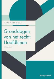 Boom Uitgevers Den Haag Grondslagen Van Het Recht: Hoofdlijnen - Boom Juridische Studieboeken - M. de Blois