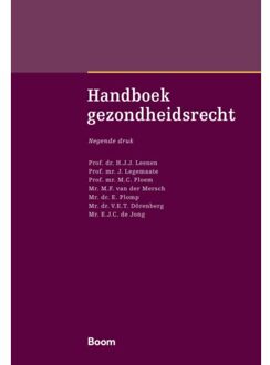 Boom Uitgevers Den Haag Handboek Gezondheidsrecht - Boom Masterreeks - H.J.J. Leenen