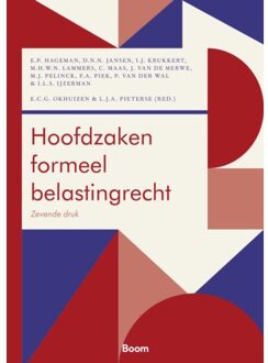 Boom Uitgevers Den Haag Hoofdzaken Formeel Belastingrecht - Boom Fiscale Studieboeken - E.P. Hageman