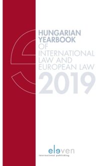 Boom Uitgevers Den Haag Hungarian Yearbook of International and European Law 2019