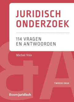 Boom Uitgevers Den Haag Juridisch Onderzoek - Q&A Reeks - M. Vols