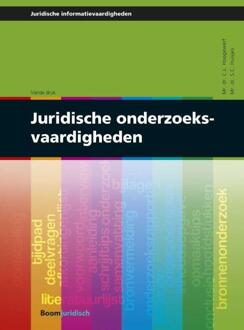 Boom Uitgevers Den Haag Juridische onderzoeksvaardigheden - Boek C.L. Hoogewerf (9462901759)