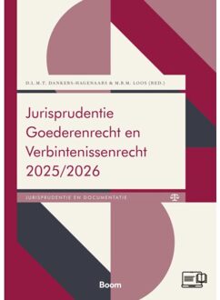 Boom Uitgevers Den Haag Jurisprudentie Goederenrecht En Verbintenissenrecht / 2025/2026 - Boom