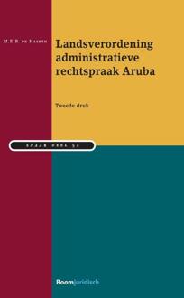 Boom Uitgevers Den Haag Landsverordening Administratieve Rechtspraak Aruba - Snaar - M.E.B. de Haseth