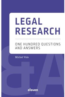 Boom Uitgevers Den Haag Legal Research - Q&A Reeks - M. Vols