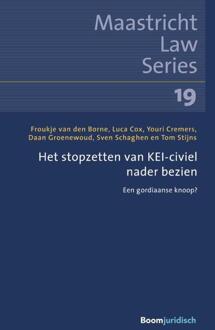 Boom Uitgevers Den Haag Maastricht Law Series 19 -   Het stopzetten van KEI-civiel nader bezien
