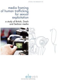 Boom Uitgevers Den Haag Media Framing Of Human Trafficking For Sexual Exploitation - Elena Krsmanović