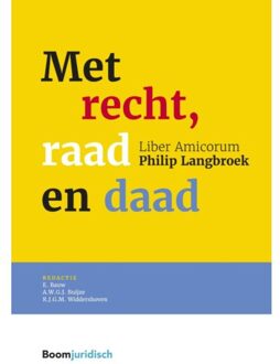 Boom Uitgevers Den Haag Met Recht, Raad En Daad