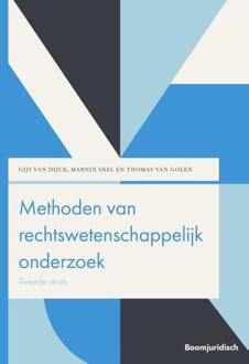 Boom Uitgevers Den Haag Methoden Van Rechtswetenschappelijk Onderzoek - Boom Juridische Studieboeken - Gijs van Dijck
