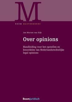 Boom Uitgevers Den Haag Over opinions - Boek Jan Marten van Dijk (9462902291)