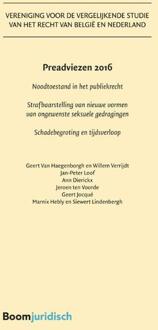 Boom Uitgevers Den Haag Preadviezen / 2016 - Boek Geert van Haegenborgh (9462903085)