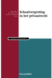 Boom Uitgevers Den Haag Schaalvergroting In Het Privaatrecht - Jonge