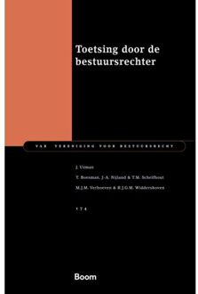 Boom Uitgevers Den Haag Toetsing Door De Bestuursrechter - Van Vereniging Voor Bestuursrecht - Tim Boesman