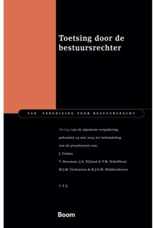 Boom Uitgevers Den Haag Toetsing Door De Bestuursrechter - Van Vereniging Voor Bestuursrecht