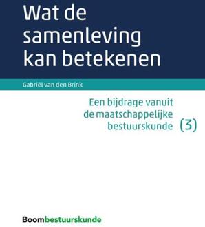 Boom Uitgevers Den Haag Wat de samenleving kan betekenen - Boek Gabriël van den Brink (9462366438)