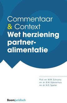Boom Uitgevers Den Haag Wet Herziening Partneralimentatie - Commentaar &
