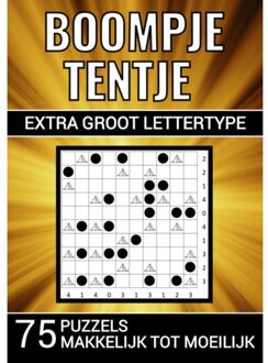 Boompje Tentje - Extra Groot Lettertype - 75 Puzzels, Makkelijk Tot Moeilijk - Puzzelboeken & Meer