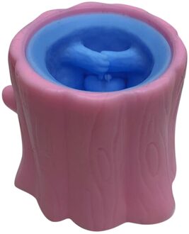Boomstronk Evil Eekhoorn Cup Decompressie Telescopische Hoofd Spoof Speelgoed Grappig Speelgoed Evil Decompressie Boomstronken Fidget Speelgoed Leuke Roze