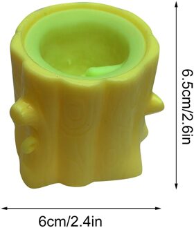 Boomstronk Evil Eekhoorn Cup Decompressie Telescopische Hoofd Spoof Speelgoed Hand Spel Anti Stress Brain Teaser Educatief Speelgoed