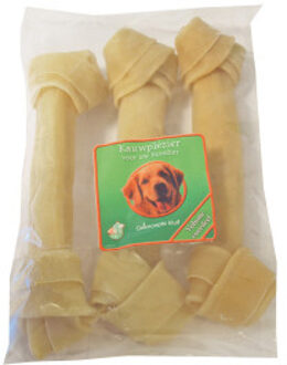 Boon Buffelhuidbot Geknoopt voor honden (25 cm) 3 stuks