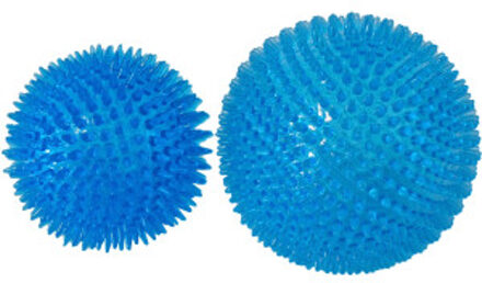 Boon Drijvende bal met stekels blauw hondenspeeltje Per stuk 6 cm