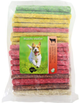 Boon Munchy Mix buffelhuid hondensnack 3 x 100 staafjes