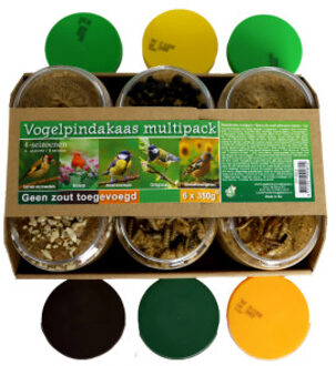 Boon Pindakaas voor tuinvogels (multipack) 6 x 350 g
