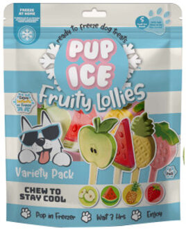 Boon Pup Ice Fruity Lollies S variatiepak hondenijsjes Per verpakking (8 stuks)