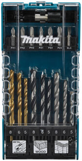 Boor-/schroefbitset 17-delig - D-74887 - D-74887