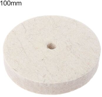 Boor Slijpschijf Polijsten Wiel Vilt Wol Polijsten Pad Schurende Schijf Voor Bench Grinder Rotary Tool Te Gebruiken 100