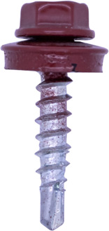 boorschroef 4,8x35 EPDM ring Ø14mm RAL8011 | 50 stuks - 5801048035R8011