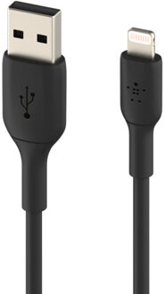 BOOST CHARGE Lightning to USB-A Cable, 0,15M Oplader Zwart