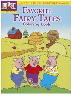 BOOST Favorite Fairy Tales Coloring Book