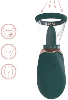 Boost - Oplaadbare Vulva- en Borstpomp - Bosgroen